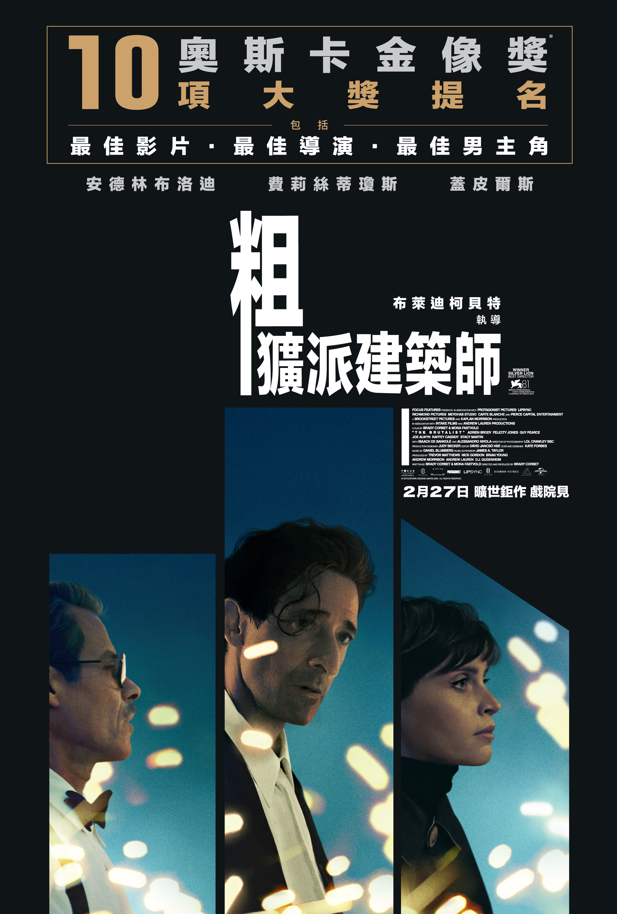 粗獷派建築師The Brutalist